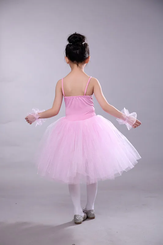 Новые женские Детские Балетные юбки-пачки Жизель Лебедь розовый романтический стиль Длинная пачка балетные костюмы для танцев балетное