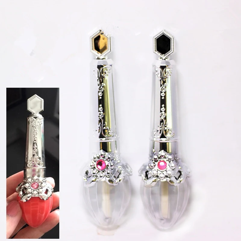 Graceful Silver Lip Gloss Container Empty DIY Liquid Lipstick