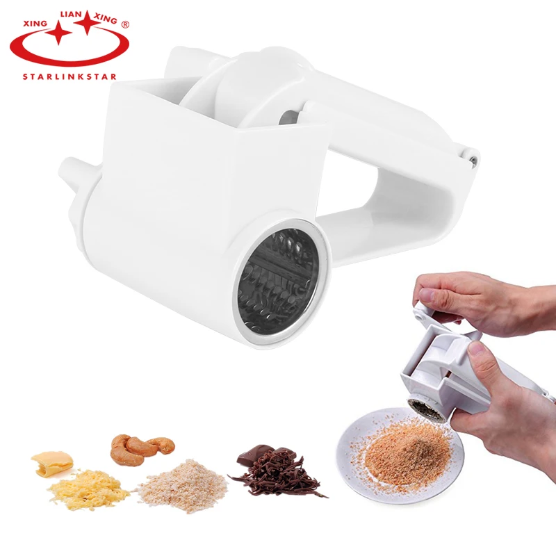 Starlinkstar 1pc Rotary Cheese Grater Nuts And Chocolate Slicer