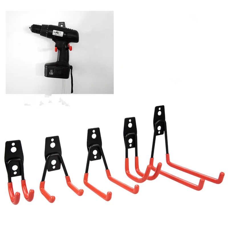 Universal Metal Dip Tool Hook Black 125KG Loading Pegboard Hooks Slat