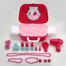 24 Sets / Box Children Suitcase Simulated Make-up House Shoulder Bag Role Play Funny Gift Toy For Children