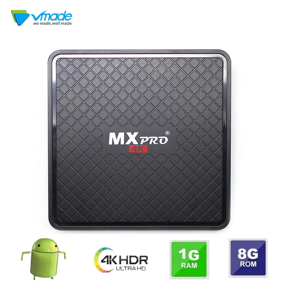

vmade v96S MAX Plus Android 7.0 Tv Box Allwinner 1GB RAM 8GB ROM Quad Core Smart Tv Wifi 4K Box Tv Media Player Set top box