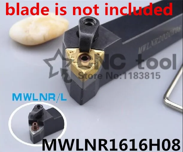 

MWLNR1616H08/ MWLNL1616H08 Turning Tool Holder,CNC tool holder,External turning tools,Lathe cutting tools for WNMG080404 Inserts