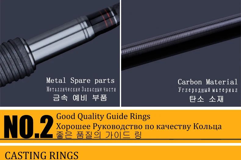 Vara de Pesca Vara de Cana Kuying Rainforest 2.1 Carcaça Fiação Isca Pólo Macio Médio Carbono Ação Rápida 2 Seção 1.8m 1.9 1.98m 11 fiação isca vara de pesca pólo vara