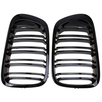 

2D Grille Side Front 51138208685 51138208686 For 98-01 BMW E46 Pair Left&Right Gloss Grill