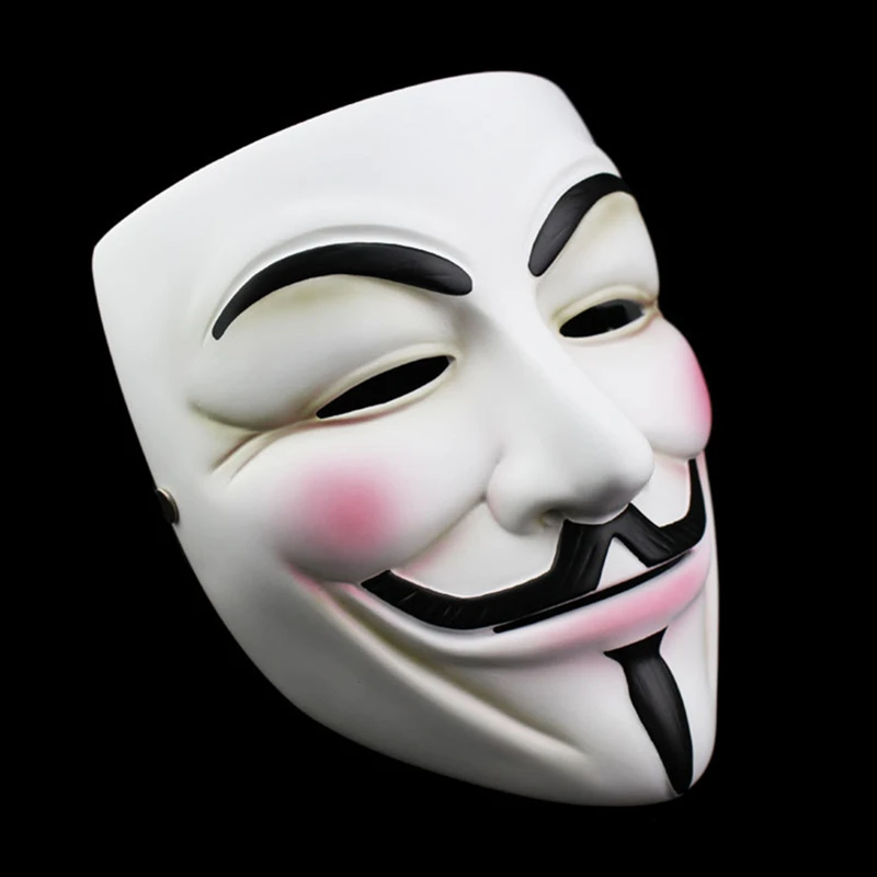 Высокое качество V для вендетты маска смолы собрать домашний декор вечерние линзы для косплея аноним маска Guy Fawkes