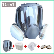 Large Size Full Face 6800 Gas Mask Facepiece Respirator Painting Spraying for painting chemical Laboratory medical Safety mask