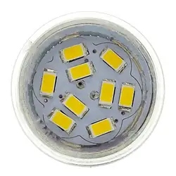 Hrsod 5X GU4 (MR11) 4 Вт 9 SMD 5730 430 LM теплый белый/холодный белый MR11 Светодиодный прожектор DC 12 В