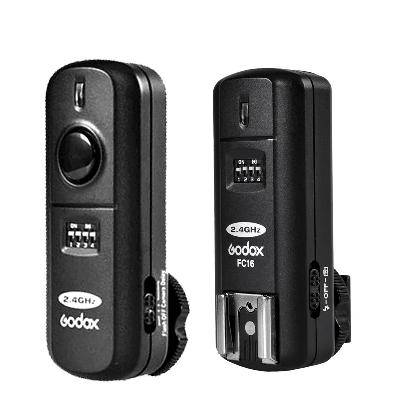 Godox Fc16 2.4g 16 Channels Wireless Remote Flash Speedlite Strobe