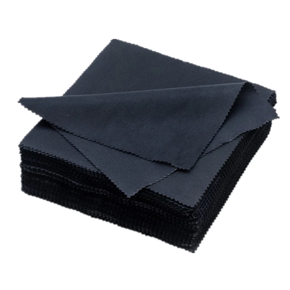 20pcs Black Cleaning Glasses Eyeglasses Cloth Economy Sunglasses Screen