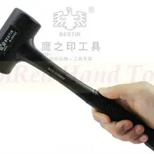 BESTIR тайваньское производство, отличное качество, 305mmL, 45 мм, стальные ручки, резиновая головка, молоток, № 02402