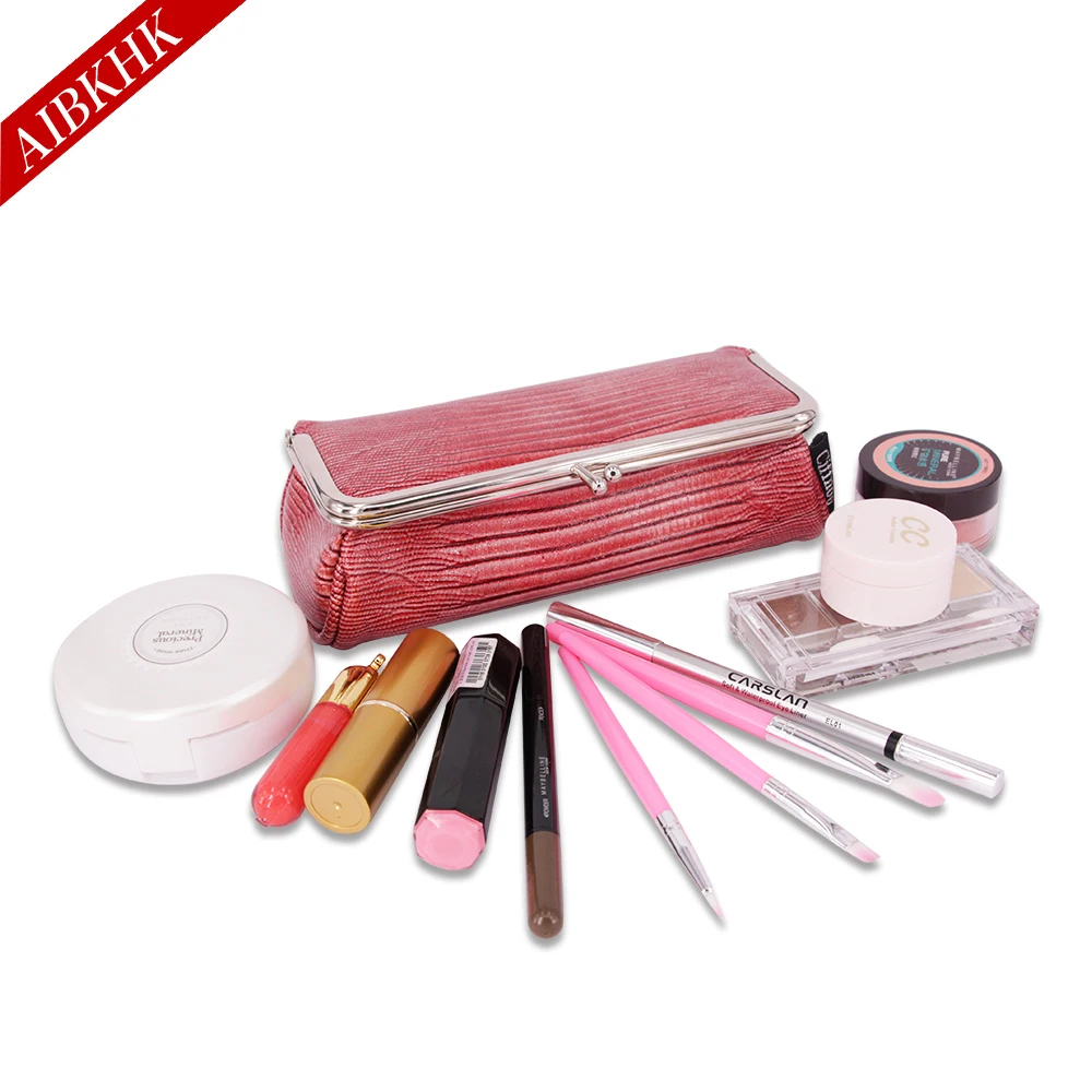 

New Fashion Women Cosmetic Bags&Case High Quality Female Makeup Box with Mirror Professional Korean Ladies Lager Toiletry Bag