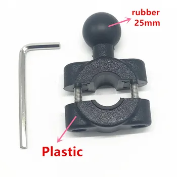 

rail mount w/ 1'' inch ball car headrest , motorcycle scooter rearview mirror stem bar mount for gar min gopro for ram mounts