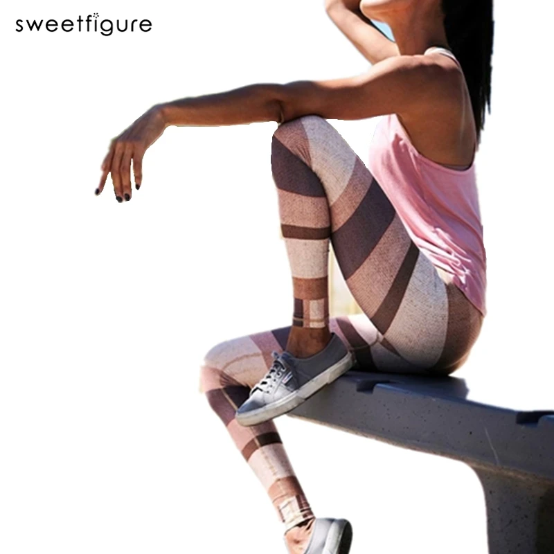 

Women Leggings Push Up Print High Elastic Fitness Legging For Women Casual Yuga Pants Sporting Legging Printed Elastic Slim Pant