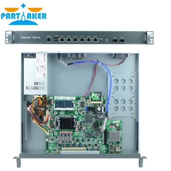 

Dual Core G1610 2.6Ghz Processor 1U Firewall Router with 1000M 6 82574L 2 Groups Bypass 2 82580DB Fiber Ports