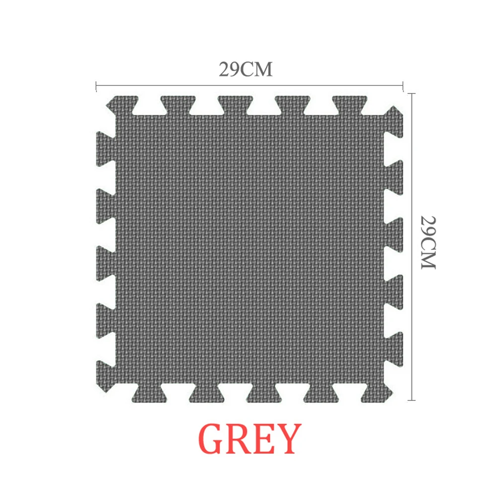 Мэй Ци прохладно ребенок пены EVA игровой коврик-пазл для детей блокируя упражнения плитки пола ковров, каждый 29X29cm18 24/30 шт. коврик для игр - Цвет: grey