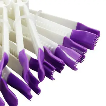 

10pcs Tweezers Cake Flower Lace Clip Engraving Cake Cookies Pastry Cutter Tool Baking Accessories