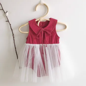 

Ins Toddler Baby Kids Girl Rompers Lace Gauze Princess Girl Rompers Sweet Princess Clothings