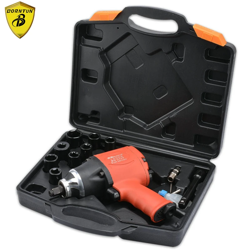 Borntun 1/2 Double-hammer Pneumatic Air Impact Wrench Industrial 2-hammer 12.7mm Car Tyre Repairing Maintenance Pneumatic Tools Borntun 1/2 Double-hammer Pneumatic Air Impact Wrench Industrial 2-hammer 12.7mm Car Tyre Repairing Maintenance Pneumatic Tools