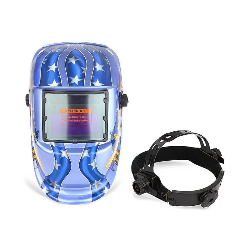 Шлем сварочный MZ225/маска для Mig Tig Arc Blue Eagle на солнечной батарее с автоматическим