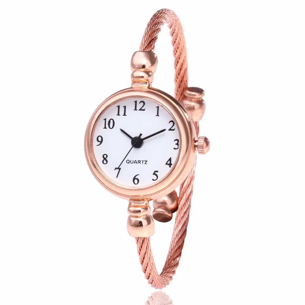 

2019 Women Small Gold Bangle Bracelet Luxury Watches Stainless Steel Ladies Quartz Wristwatch Brand Casual Women Dress Colck