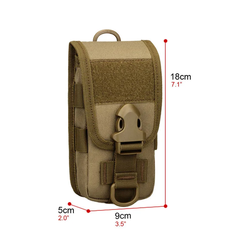 Мужская водонепроницаемая нейлоновая тактическая Сумка Molle, поясная сумка для телефона, военная поясная сумка, чехол для спорта на открытом воздухе, Путешествий, Походов, Кемпинга