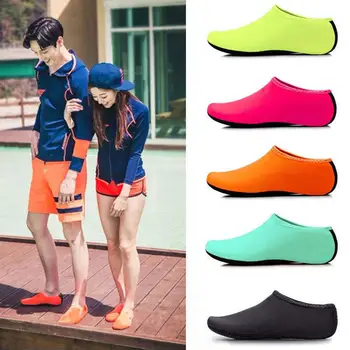 

Fashion 1 Pair Summer Beach Diving Scuba Socks Non-Slip Barefoot Protector Skin Shoes Women Men Socks