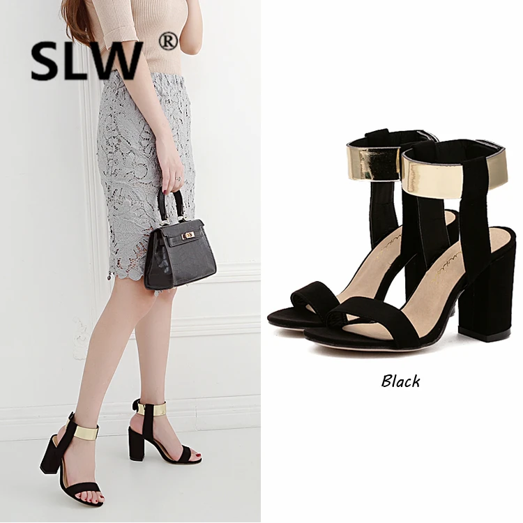

sandals tip binding soulier femme skid resistance Solid Casual fur heels platform Pure colour Fashion plataformas mujer