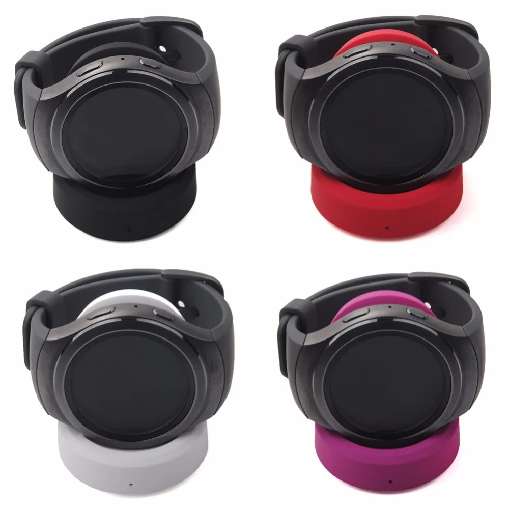 

1Pc QI Wireless Charging Base Dock Cradle Charger For Samsung Gear S3 Smart Watch