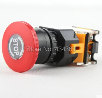 

10pcs LA38-11ZS Emergency Stop Push Button Switch colour red