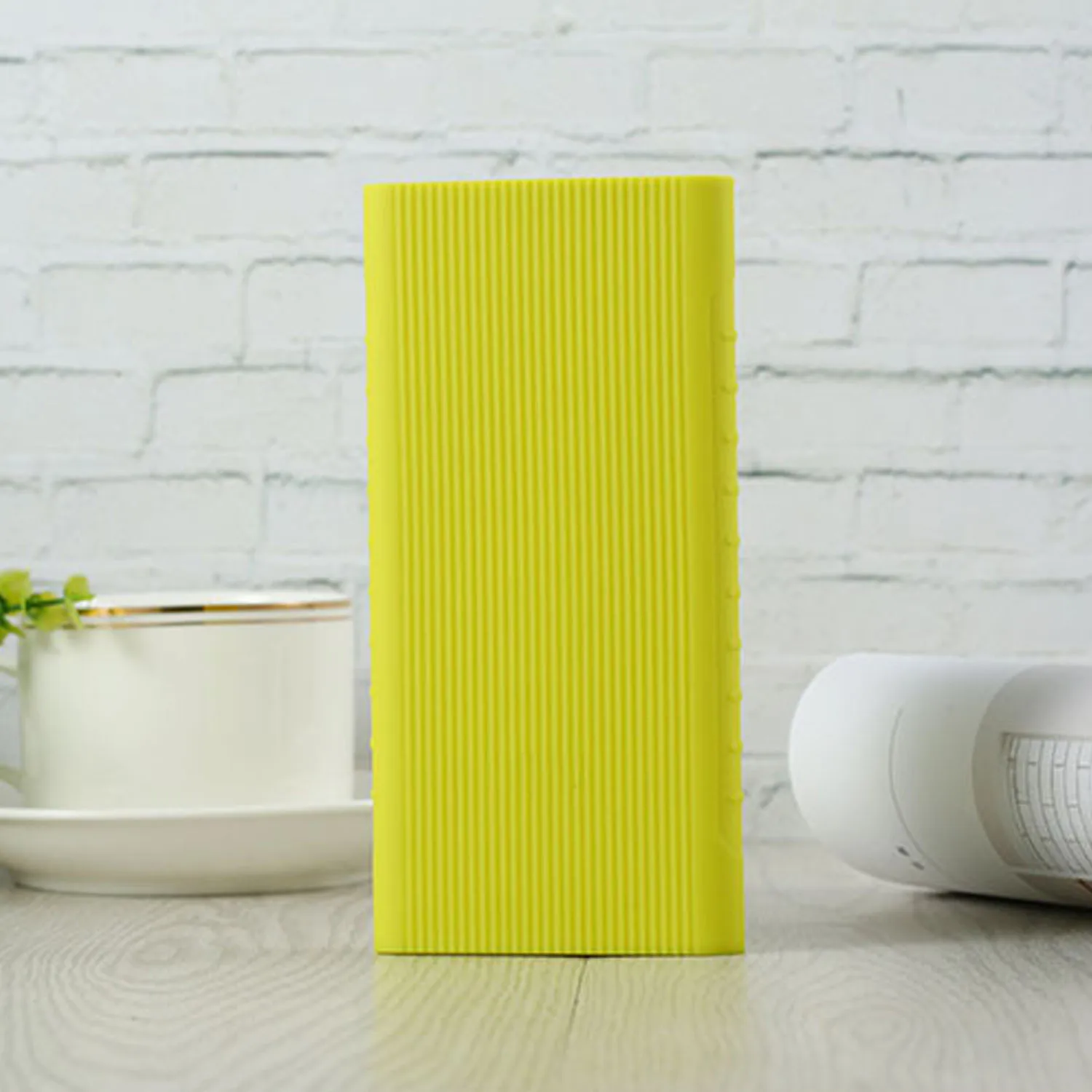 Противоскользящий мягкий силиконовый защитный чехол Besegad для 2019 Xiaomi Mi Power Bank 3 10000