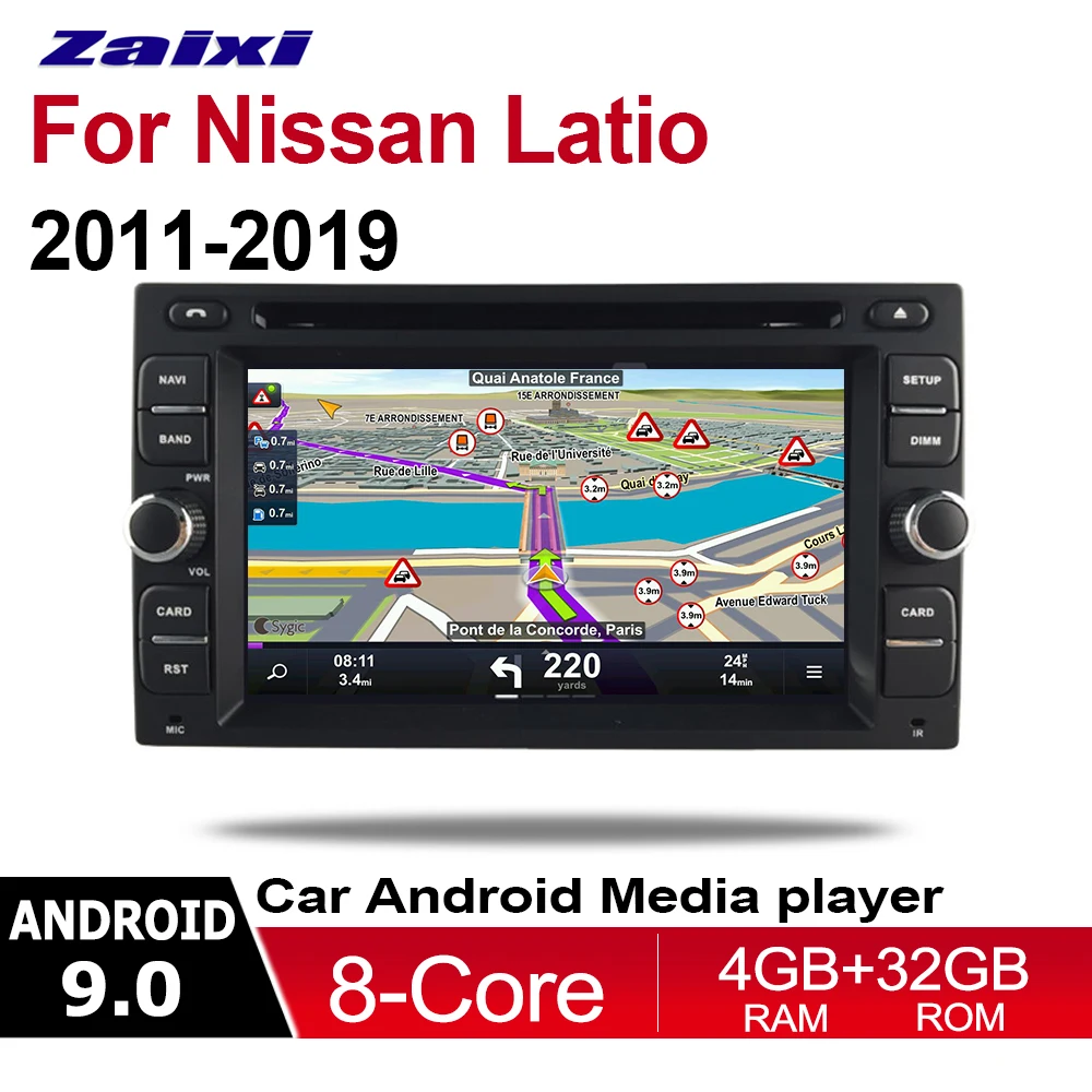 

ZaiXi 6.2" Android Car Multimedia player 2 Din WIFI GPS Navigation Autoradio For Nissan Latio 2011~2019 touch screen Bluetooth