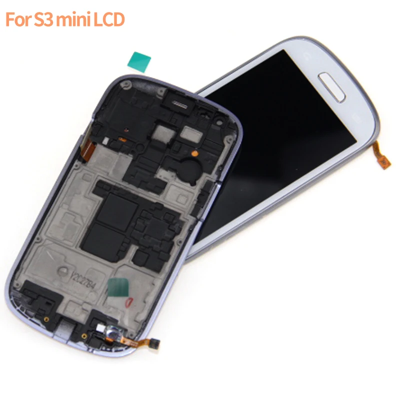 Синий белый ЖК дисплей Замена для Samsung Galaxy SIII S3 Mini i8190 с сенсорным сенсором