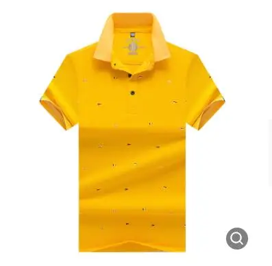 Techome вышивка брендовые майки Homme одноцветное бейсбол мужские Поло рубашка лето г. Повседневное для мужчин короткий рукав FM030 - Цвет: 9095 yellow