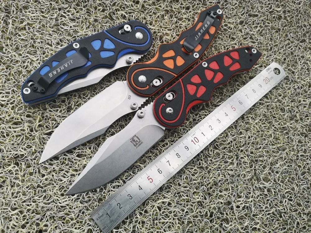 

2019 JIAHENG L03 Bearing system C36 Floding knife A variety of styles D2 blade G10 handle outdoor survival hunting camping tool