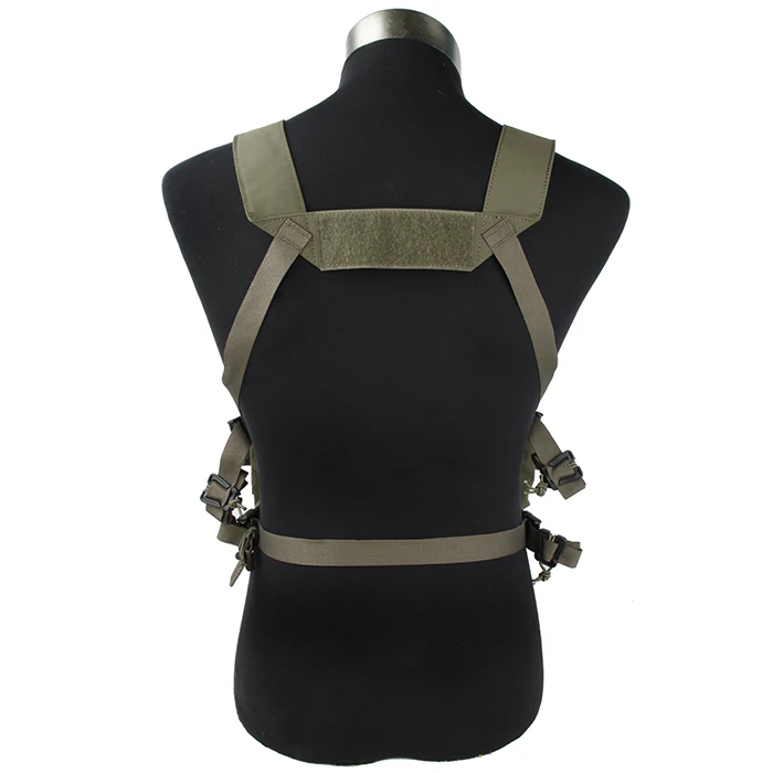 TMC Cordura Ranger Зеленый D-Mittsu Грудь Rig военный тактический снаряжение грудь снаряжение жилет(SKU051014