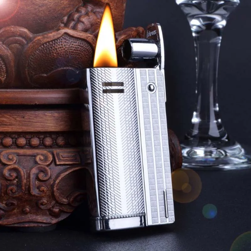 

Vintage Gas Lighter Mini Size Cigaratte Lighter Kerosene Flint Petrol Portable Oil Lighter Refillable Gasoline Lighter