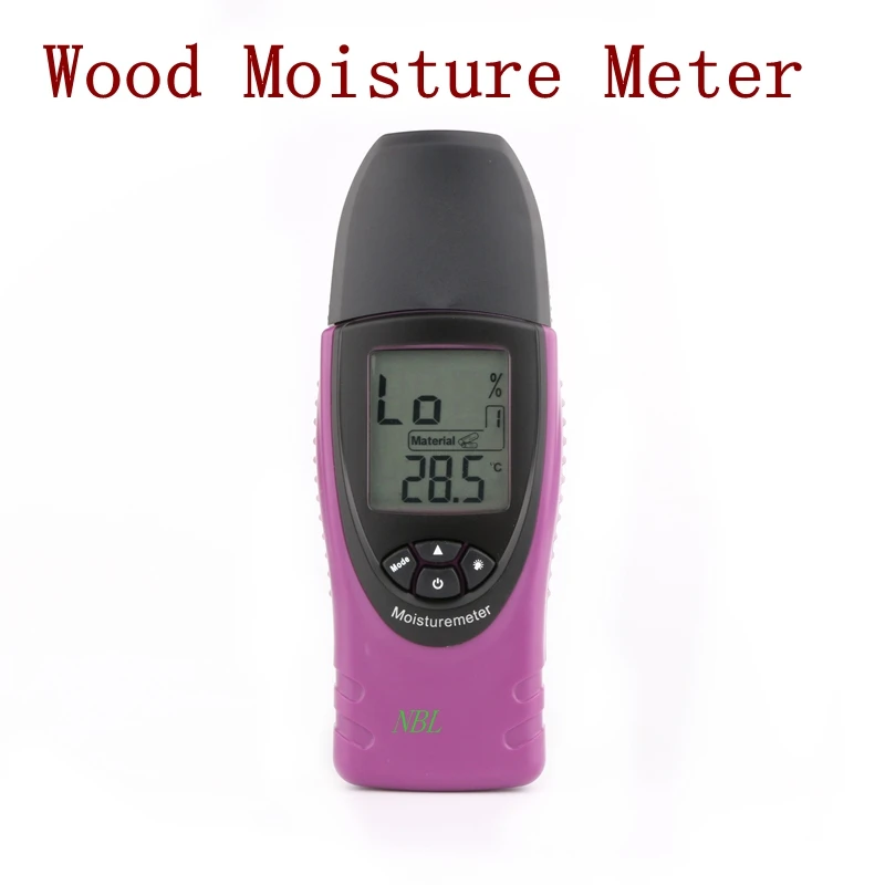 Professional Wood Moisture Meter 0 54.8 2 Pins LCD Digital Wood