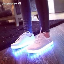 Led Shoes 2016 Big size 35-46 Fashion Light Men high-quality casual Shoes tenis Shoes Outdoor travel dance Led USB Shoes xss5