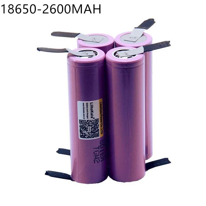 Liitokala 18650 2600 mAh ICR18650-26FM литий-ионная батарея 3,7 V аккумуляторная батарея