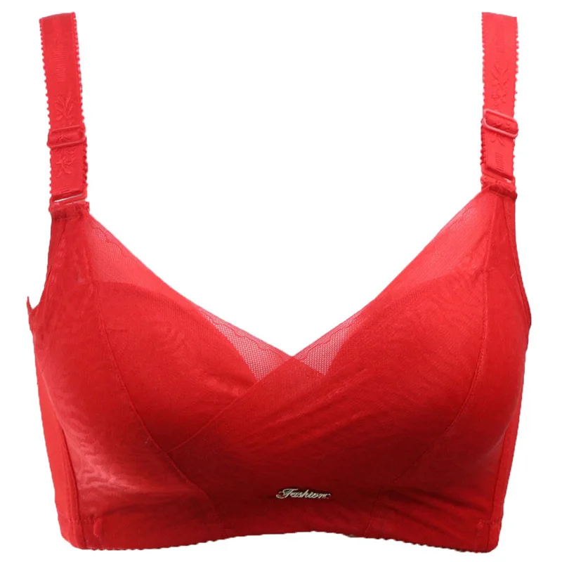 Red Sexy бесшовные никаких Диски бюстгальтер собрать регулируемый Для женщин бюстгальтер 34B 36B 38B плюс Размеры B C чашки Нижнее Бельё для девочек Push Up для женщин бюстгальтер Новые однотонные Бюстгальтеры для женщин - Цвет: Red