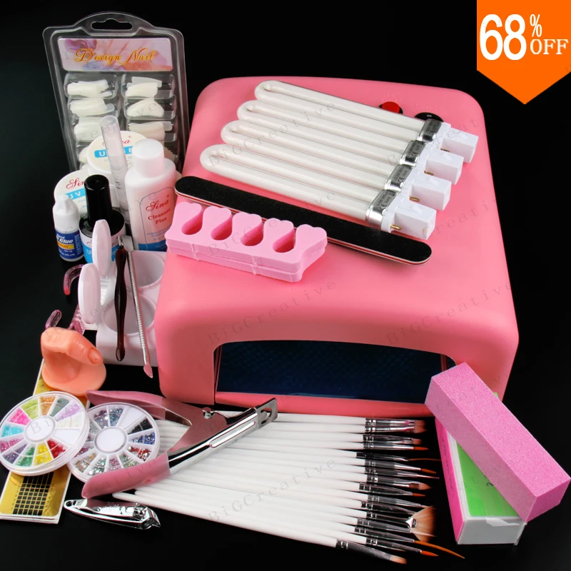 Buy Nail Art Pro DIY Full Set Soak Off Uv Gel Polish