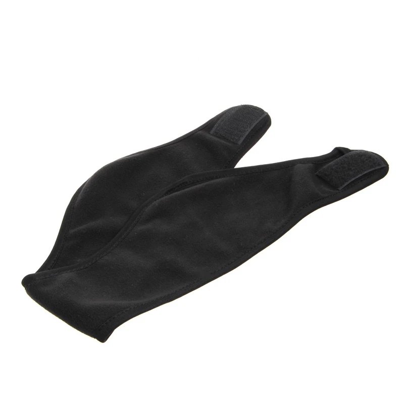 2020 Женская и мужская зимняя черная двойная Флисовая теплая повязка на голову