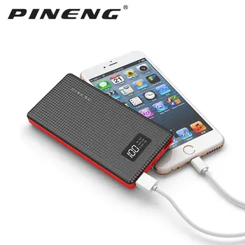 

Genuine PINENG PN 963 Bateria externa 10000mah portable charging Pineng power Bank for phone Support LCD Display Msocow