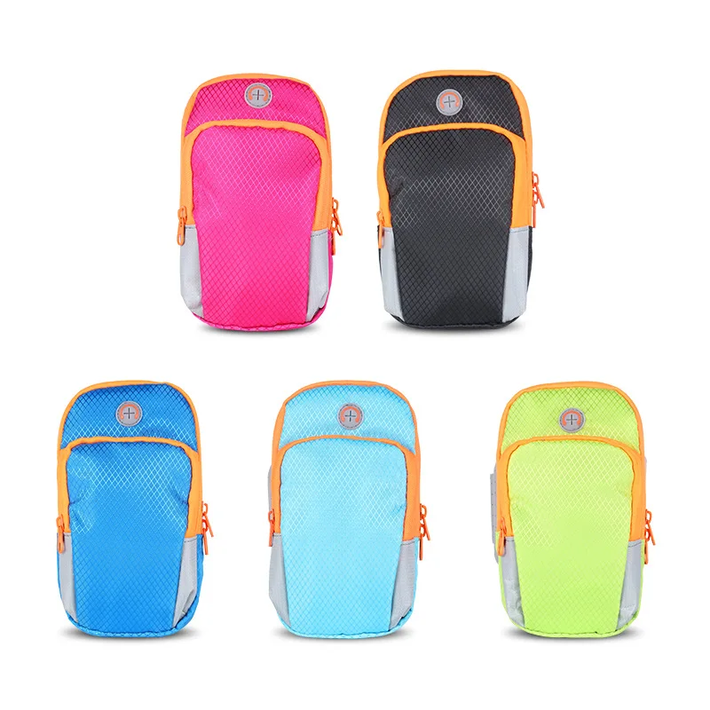 Goedkoop NIEUWE Running Mobiele Arm Tas Voor Iphone 7 7 Plus Sport Armband Case Ritssluiting Fitness Running Arm Band Bag Pouch Jogging Workout tas