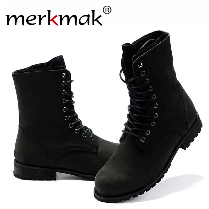 high top biker boots