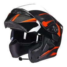 GXT moto rcycle защитные шестерни шлемы ECE dot Для водонепроницаемого bluetooth шлема шлем мото промытый внутренний флип-ап Мото шлем