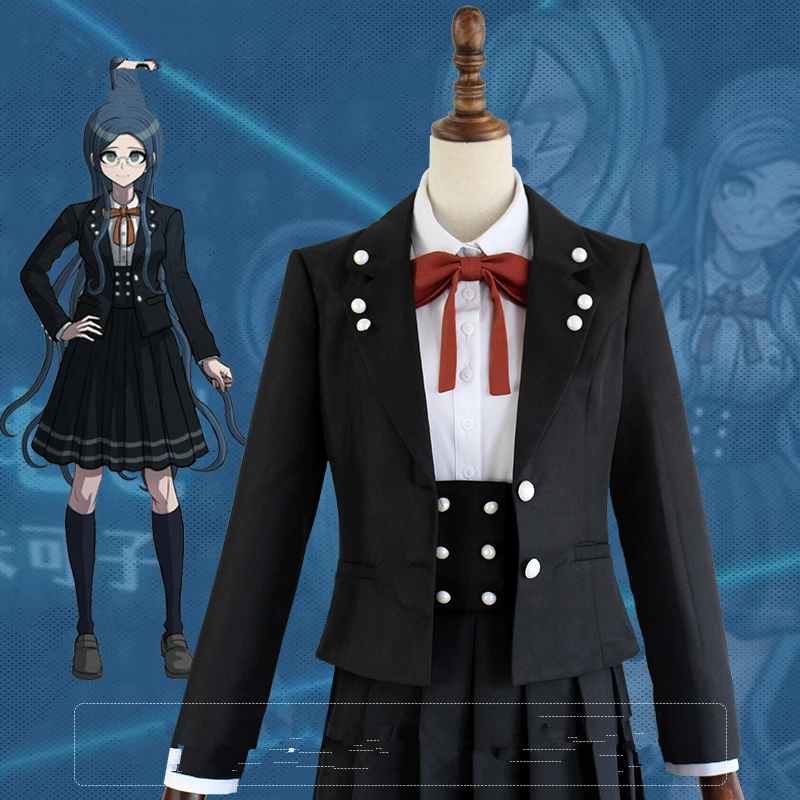 Аниме Danganronpa V3 Shirogane Tsumugi Оригинальная версия униформа косплей костюм для женщин
