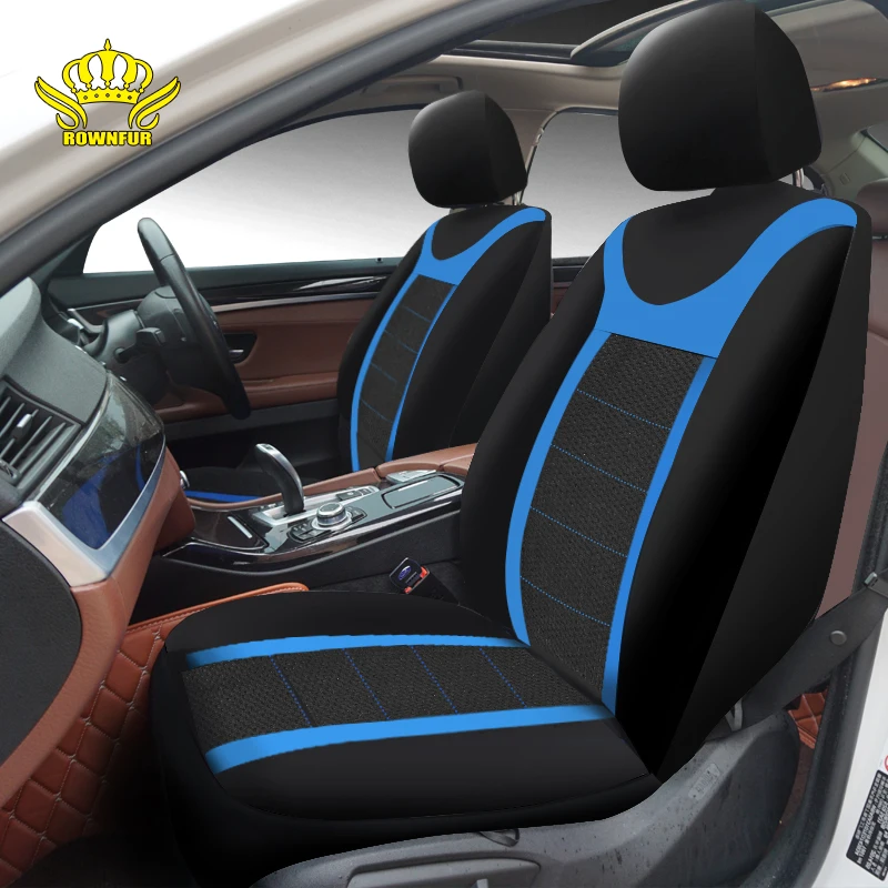 

AUTOCROWN Universal Car Seat Cover set Fit Most Cars with Tire Track Detail Car Styling Car Seat Protector 3 colors polyester