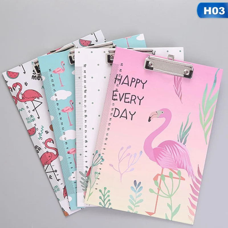 Candy color Cartoo A4 папка для файлов горизонтальная/вертикальная доска для письма папка с зажимом Дети подарок Школа Офис бумажный файл бизнес-поставка - Цвет: 3